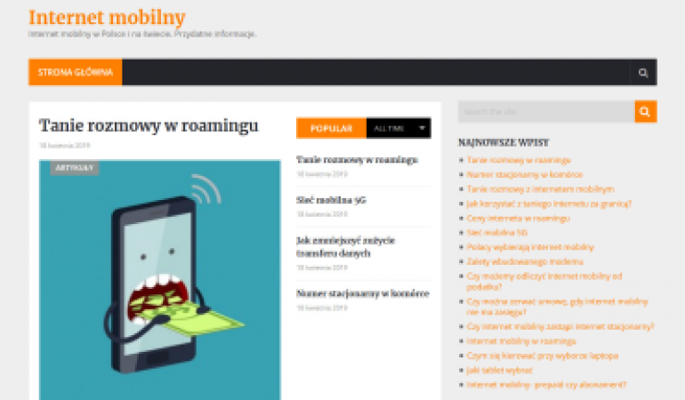 Internet mobilny